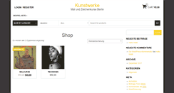 Desktop Screenshot of kunstwerke.com