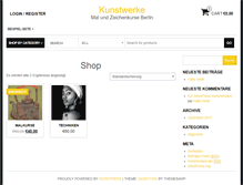 Tablet Screenshot of kunstwerke.com